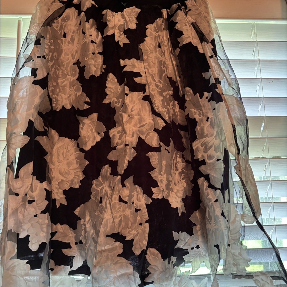 Forever 21 Black and Brown Embellished Mini Skirt